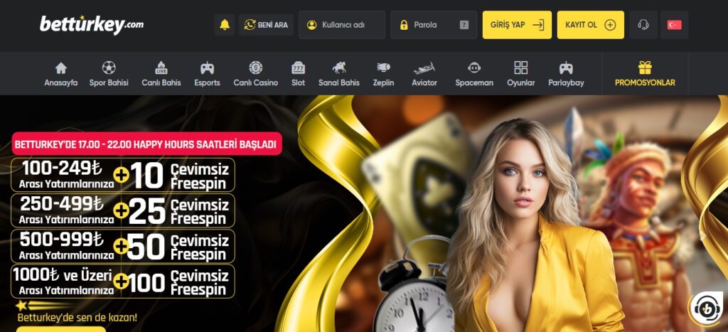 Betturkey İlk Yatırıma İlave Freespin Bonusu